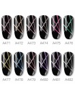 ROSALIND Spider Gel lakiery hybrydowe Nail Art 5ML Metal vernis UV Lak Design Line rysowanie malowanie podkład jedwabny pająk że