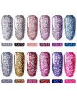 ROSALIND 5ml Shiny Rainbow paznokcie lakiery hybrydowe Do zdobienia paznokci lakier hybrydowy gel nail polish