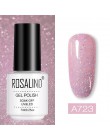 ROSALIND żelowy zestaw lakierów do paznokci do paznokci Manicure Semi Permanent Hybrid Base Top płaszcz podstawowy olśniewający 