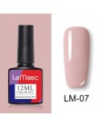 LEMOOC 12ml kolorowy żelowy lakier do paznokci błyszczący brokat cekiny Soak Off Nails malowany żel UV LED Nail Art nowy żel do 