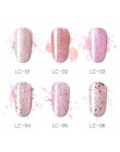 LILYCUTE 5ml Luminous Gel polski Rose złoty połysk Glitter Gel lakier Semi Permanent Soak Off UV LED żel do malowania paznokci l