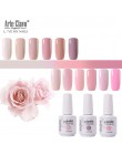 Arte Clavo lakier do paznokci UV żel hybrydowy Lak, różowy, czerwony, serii żel lakier 15ml do paznokci artystyczny manicure żel