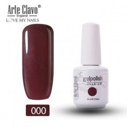 Arte Clavo Gel Lak lakier do paznokci UV hybrydowy żel do paznokci 15 ML brokat szybkoschnące Manicure 244 kolory lakier różowy 