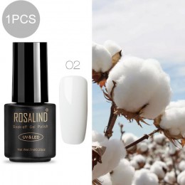 ROSALIND żelowy lakier do paznokci kolory tęczy do Manicure do dekoracji paznokci UV LED z podkład Top Coat do lakierów Poly Gel