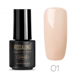 ROSALIND żelowy lakier do paznokci 7ML Semi Permanant UV Hybrid Primer Need lampa podkład top Coat do paznokci artystyczny desig