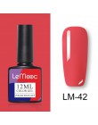 LEMOOC 12ml kolorowy żelowy lakier do paznokci błyszczący brokat cekiny Soak Off Nails malowany żel UV LED Nail Art nowy żel do 