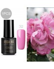 ROSALIND żelowy lakier do paznokci kolory tęczy do Manicure do dekoracji paznokci UV LED z podkład Top Coat do lakierów Poly Gel