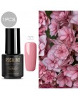 ROSALIND żelowy lakier do paznokci kolory tęczy do Manicure do dekoracji paznokci UV LED z podkład Top Coat do lakierów Poly Gel