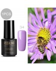 ROSALIND żelowy lakier do paznokci kolory tęczy do Manicure do dekoracji paznokci UV LED z podkład Top Coat do lakierów Poly Gel