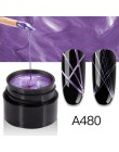 ROSALIND Spider Gel lakiery hybrydowe Nail Art 5ML Metal vernis UV Lak Design Line rysowanie malowanie podkład jedwabny pająk że