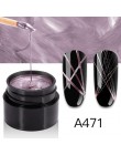 ROSALIND Spider Gel lakiery hybrydowe Nail Art 5ML Metal vernis UV Lak Design Line rysowanie malowanie podkład jedwabny pająk że