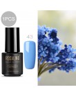 ROSALIND żelowy lakier do paznokci kolory tęczy do Manicure do dekoracji paznokci UV LED z podkład Top Coat do lakierów Poly Gel