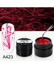 ROSALIND Spider Gel lakiery hybrydowe Nail Art 5ML Metal vernis UV Lak Design Line rysowanie malowanie podkład jedwabny pająk że