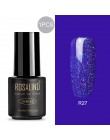 ROSALIND 7ml lakier żelowy żel do malowania paznokci zestaw do paznokci do Manicure Soak Off biały podkład Semi permanentny żel 