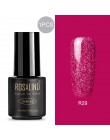 ROSALIND 7ml lakier żelowy żel do malowania paznokci zestaw do paznokci do Manicure Soak Off biały podkład Semi permanentny żel 