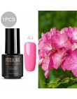 ROSALIND żelowy lakier do paznokci kolory tęczy do Manicure do dekoracji paznokci UV LED z podkład Top Coat do lakierów Poly Gel