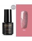 ROSALIND 7ml lakier żelowy żel do malowania paznokci zestaw do paznokci do Manicure Soak Off biały podkład Semi permanentny żel 