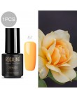 ROSALIND żelowy lakier do paznokci kolory tęczy do Manicure do dekoracji paznokci UV LED z podkład Top Coat do lakierów Poly Gel