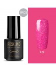 ROSALIND 7ml lakier żelowy żel do malowania paznokci zestaw do paznokci do Manicure Soak Off biały podkład Semi permanentny żel 