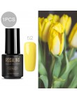 ROSALIND żelowy lakier do paznokci kolory tęczy do Manicure do dekoracji paznokci UV LED z podkład Top Coat do lakierów Poly Gel