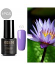 ROSALIND żelowy lakier do paznokci kolory tęczy do Manicure do dekoracji paznokci UV LED z podkład Top Coat do lakierów Poly Gel