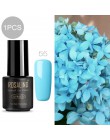 ROSALIND żelowy lakier do paznokci kolory tęczy do Manicure do dekoracji paznokci UV LED z podkład Top Coat do lakierów Poly Gel