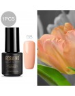 ROSALIND żelowy lakier do paznokci kolory tęczy do Manicure do dekoracji paznokci UV LED z podkład Top Coat do lakierów Poly Gel