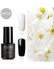 ROSALIND żelowy lakier do paznokci kolory tęczy do Manicure do dekoracji paznokci UV LED z podkład Top Coat do lakierów Poly Gel