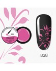 ROSALIND 5ML lakier do malowania żelem 142 kolorowy żelowy lakier do paznokci zestaw do Manicure DIY Top płaszcz podstawowy Hybi