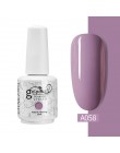 ROHWXY 15ml żelowy lakier do paznokci urocze kolorowe Manicure nago led uv lakier do paznokci lakier do paznokci lakier żelowy t