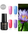 ROSALIND żelowy lakier do paznokci kolory tęczy do Manicure do dekoracji paznokci UV LED z podkład Top Coat do lakierów Poly Gel