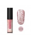 LILYCUTE 5ml Luminous Gel polski Rose złoty połysk Glitter Gel lakier Semi Permanent Soak Off UV LED żel do malowania paznokci l