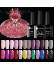 UR SUGAR 7.5ml tęczowy żelowy lakier do paznokci Neon Shimmer Shining Glitter Soak-Off UV LED Gel długotrwały lakier do lakieru