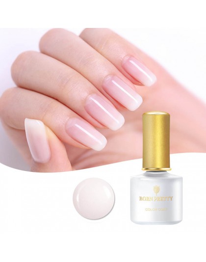 BORN PRETTY Opal galaretki żel do paznokci polski 6 ml Semi-przezroczysty biały różowy lakier do Manicure Nail Art lakier żelowy