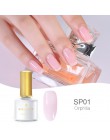 BORN PRETTY Opal galaretki żel do paznokci polski 6 ml Semi-przezroczysty biały różowy lakier do Manicure Nail Art lakier żelowy