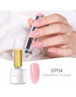 BORN PRETTY Opal galaretki żel do paznokci polski 6 ml Semi-przezroczysty biały różowy lakier do Manicure Nail Art lakier żelowy