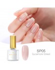 BORN PRETTY Opal galaretki żel do paznokci polski 6 ml Semi-przezroczysty biały różowy lakier do Manicure Nail Art lakier żelowy