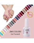 Arte Clavo Soak Off organiczny żel UV Semi Permanent Lucky Nails lakier do paznokci Led lampa lakier do paznokci 244 kolorowy że