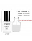 ROSALIND paznokcie żelowe wzory do paznokci vernis semi permanent uv biała butelka Soak Off do Manicure paznokcie sztuka hybrydo