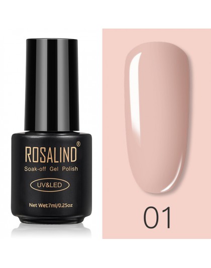 ROSALIND żelowy zestaw lakierów do paznokci paznokcie sztuka żelowy lakier do paznokci do Manicure Soak Off White Primer Semi pe