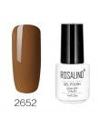 ROSALIND paznokcie żelowe wzory do paznokci vernis semi permanent uv biała butelka Soak Off do Manicure paznokcie sztuka hybrydo