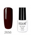 ROSALIND paznokcie żelowe wzory do paznokci vernis semi permanent uv biała butelka Soak Off do Manicure paznokcie sztuka hybrydo