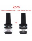 Oxxi najnowsze 15ml gumowa podstawa do paznokci Semi Permanant lakier UV do paznokci bez wycierania warstwa wierzchnia Nail Art 