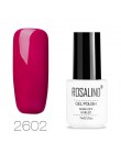 ROSALIND paznokcie żelowe wzory do paznokci vernis semi permanent uv biała butelka Soak Off do Manicure paznokcie sztuka hybrydo
