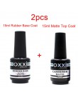 Oxxi najnowsze 15ml gumowa podstawa do paznokci Semi Permanant lakier UV do paznokci bez wycierania warstwa wierzchnia Nail Art 