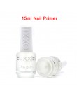 Oxxi najnowsze 15ml gumowa podstawa do paznokci Semi Permanant lakier UV do paznokci bez wycierania warstwa wierzchnia Nail Art 