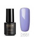 ROSALIND hybrydowy żelowy lakier do paznokci Semi Permanent Nail Art wszystko do zestaw do manicure UV żelowy lakier do paznokci