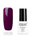 ROSALIND paznokcie żelowe wzory do paznokci vernis semi permanent uv biała butelka Soak Off do Manicure paznokcie sztuka hybrydo