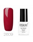 ROSALIND paznokcie żelowe wzory do paznokci vernis semi permanent uv biała butelka Soak Off do Manicure paznokcie sztuka hybrydo