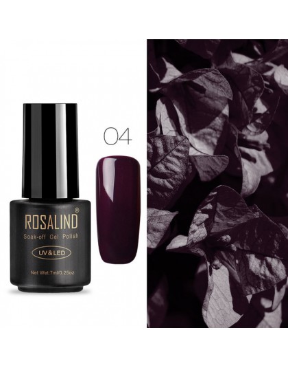 ROSALIND żel do paznokci lakier do paznokci polski UV hybrydowy do paznokci artystyczny Manicure paznokcie rozszerzenia 7ML Vern